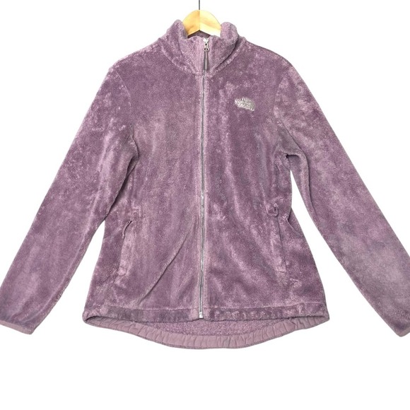 The North Face Osito Jacket Womens M Purple Fleece Zip Up Outdoor Gorpcore Cozy - Picture 1 of 12
